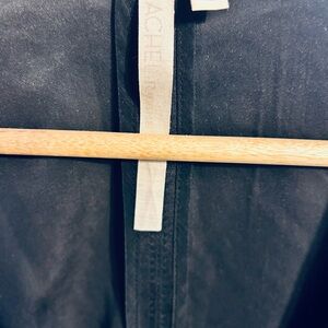 Rachel Roy Black Hooded Jacket Dress Belted Size 10